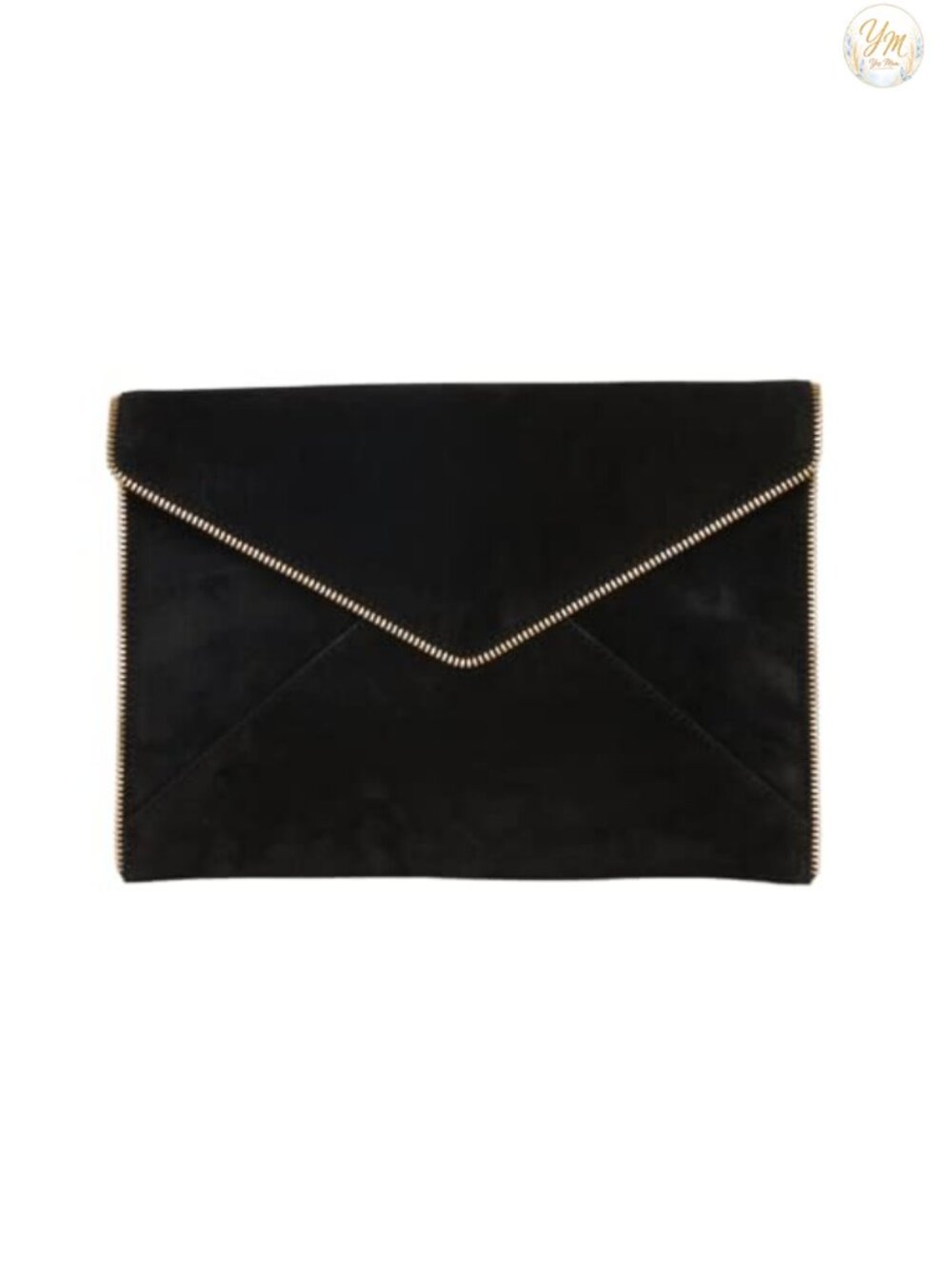 Leather Envelope Clutch Snap Closure Formal Evening Bag